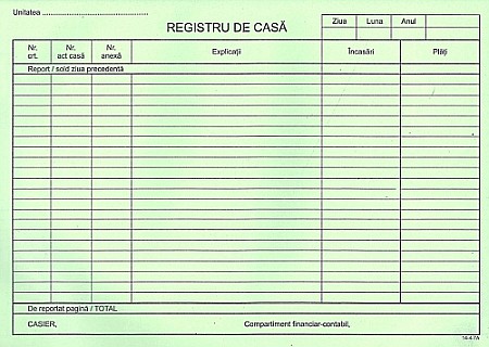REGISTRU CASA 2 A4 AUTOCOPIATIV, MODEL NOU TP000103 [2]