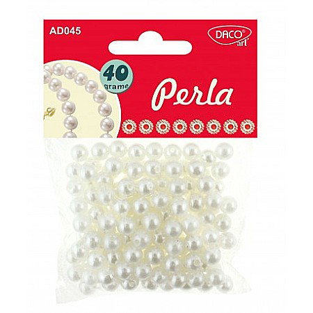 HOBBY - ADA ACCESORII CRAFT PERLE 8MM 40GR AD045