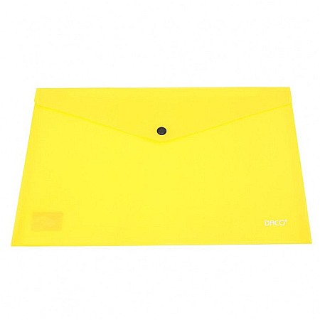 Mape tip plic cu capsa - ADA MAPA PLIC DACO A4 CU CAPSA MP120G GALBEN