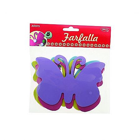 Decoratiuni Moosgummi - ADA MOOSGUMMI DACO FLUTURE 8/SET AD075