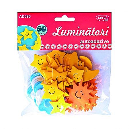 Decoratiuni Moosgummi - ADA MOOSGUMMI DACO LUMINATORI 60/SET ADEZIV AD095