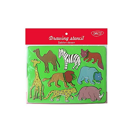 Accesorii pentru personalizare - ADA SABLON DESEN DACO JUNGLA 25*20CM SB002J