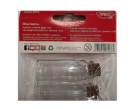 ADA STICLA CU DOP DE PLUTA DACO 6.5CM 4/SET AD394 [1]