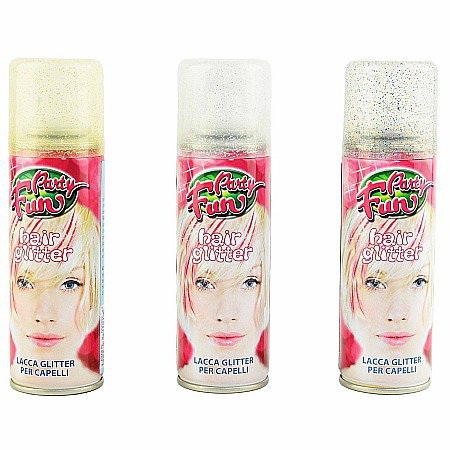 ARTICOLE COPII - ROB FIXATIV SPRAY PARTY GLITTER PENTRU PAR 125ML CULORI ASORTATE 32302