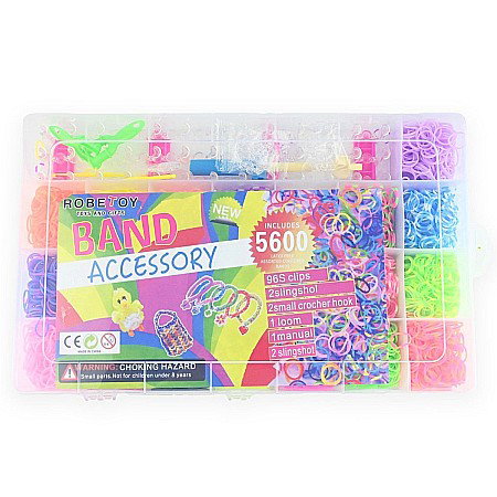 Seturi Creative pentru Copii - ROB SET ELASTIC BRATARI 5600 PIESE 35011