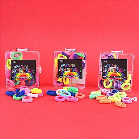 Seturi Creative pentru Copii - ROB SET ELASTICE PAR 24 BUC CULORI ASORTATE 35051