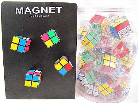 Jocuri Educative si Puzzle-uri - ROB CUB RUBIK MAGNETIC 2*2*2CM 50840