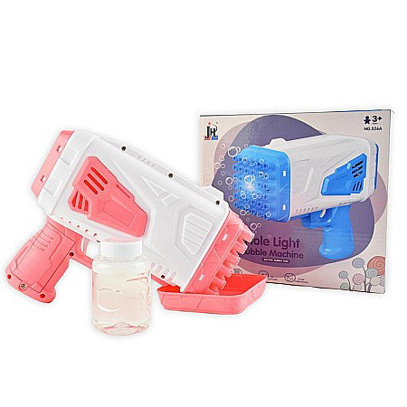 ARTICOLE COPII - ROB PISTOL PENTRU BALOANE DE SAPUN CU LUMINI LED 20CM 55541