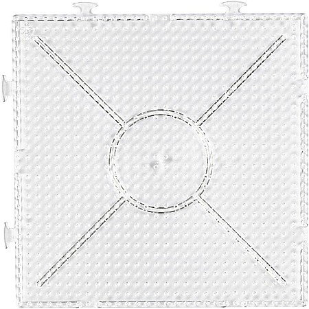 CC PLANSETA PATRATA PENTRU MARGELE FUZIBILE 15*15CM TRANSPARENTA 75310 [2]