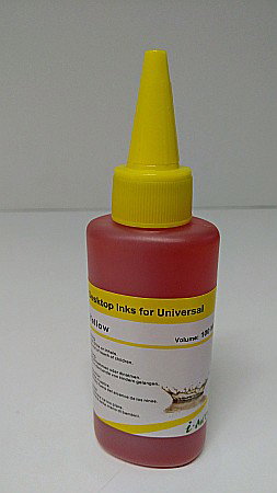 Refill cerneala cartuse - CERNEALA REFILL UNIVERSALA 100 ML YELLOW