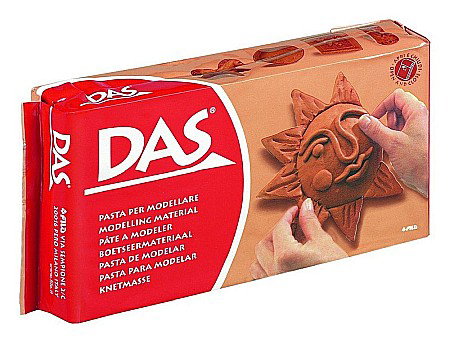 Lut modelaj, teracota - FIL LUT MODELAJ DAS 1KG TERRACOTTA 387600