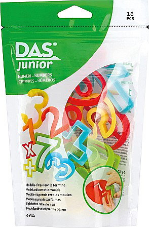 HOBBY - FIL KIT INSTRUMENTE MODELAJ DAS JUNIOR FORMA CIFRE 16/SET 687600