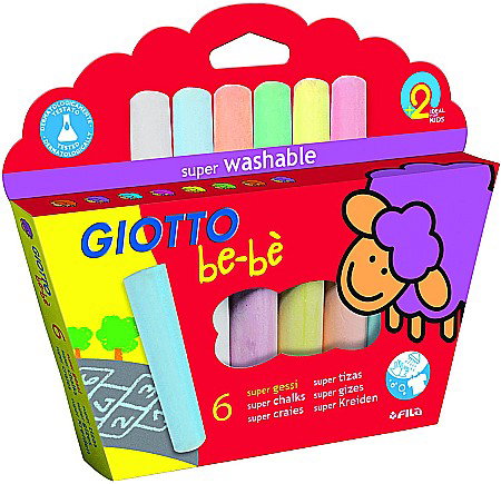 Produse nontoxice destinate copiilor sub 3 ani - CRETA GIOTTO BEBE 6/SET 467300