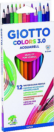 FIL CREIOANE COLORATE GIOTTO AQUARELL 12/SET 277100 [2]