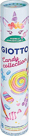 Creioane Colorate Acuarelabile la Set - FIL CREIOANE COLORATE GIOTTO AQUARELL 18/SET, PASTEL, CANDY COLLECTION 250000