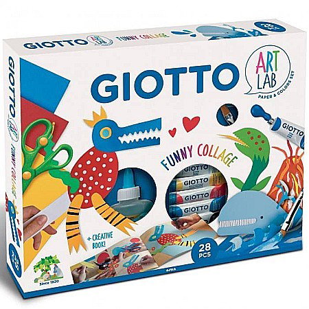 Seturi Creative pentru Copii - SET CREATIV GIOTTO FUNNY COLLAGE ART LAB 581500