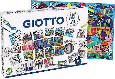 SET CREATIV GIOTTO COLOR SI PUZZLE ART LAB 581800 [2]