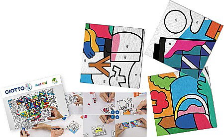 SET CREATIV GIOTTO COLOR SI PUZZLE ART LAB 581800 [4]