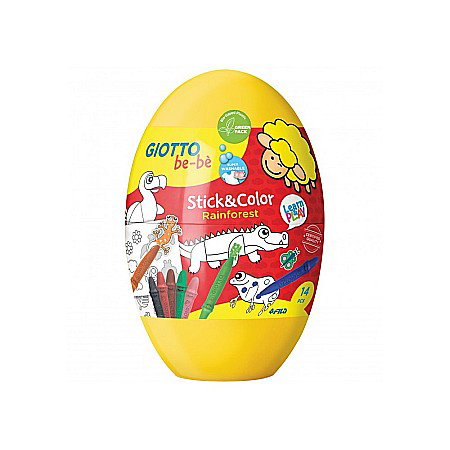 FIL SET DESEN GIOTTO BEBE Stick & Color Egg OU 472700 [2]