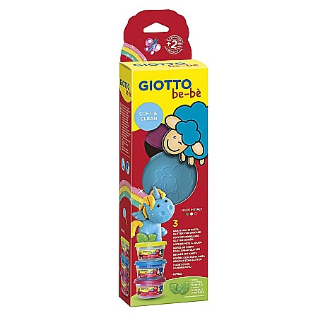 PLASTILINA MODELAJ GIOTTO BEBE GLITTER 3/SET 479700 [0]