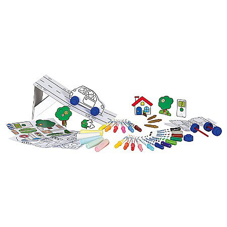 SET CREATIV GIOTTO BEBE GREEN CAR JOACA SI DESEN 477500 [1]