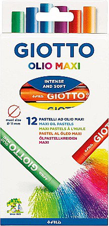 FINE ARTS&GRAPHICS - FIL PASTELURI ULEIOASE 12/SET GIOTTO 293400