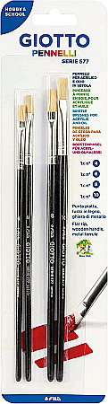 Pensule scolare - FIL SET PENSULE GIOTTO 577 NR.4,6,8,10 4/SET 26400