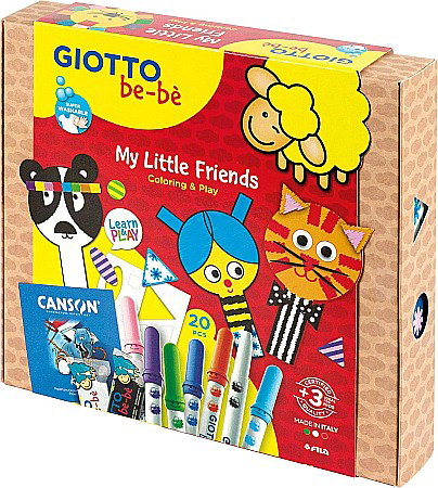 SET DE COLORAT GIOTTO BEBE MY LITTLE FRIENDS 478700 [1]