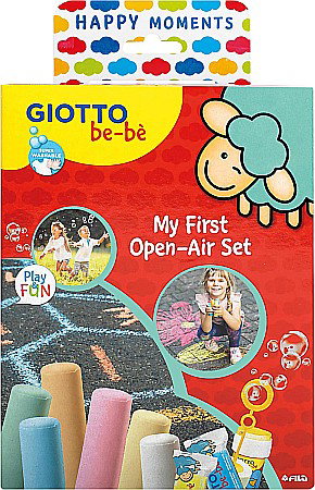 Produse nontoxice destinate copiilor sub 3 ani - SET CREATIV GIOTTO BEBE HAPPY MOMENTS MY FIRST OPEN AIR 480300