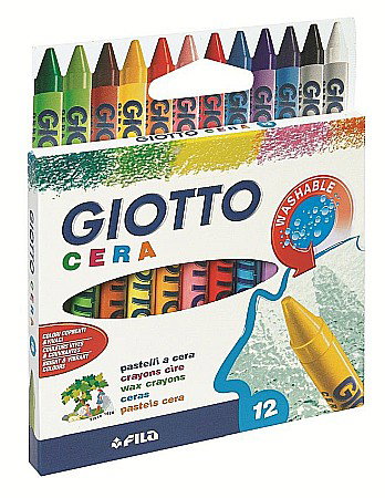 Creioane cerate colorate - FIL CREIOANE CERATE GIOTTO 12/SET 281200