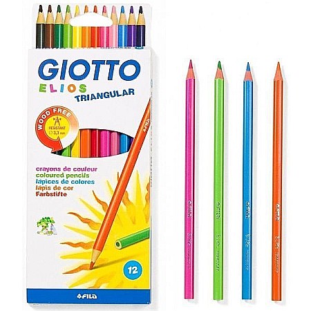 FIL CREIOANE COLORATE 12/SET GIOTTO ELIOS TRI 275800 [1]