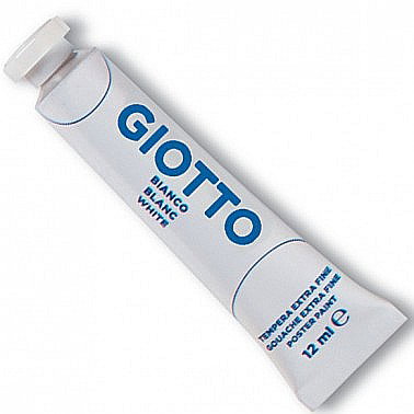 Acuarele Tempera la bucata - FIL TEMPERA GIOTTO 12ML 352001 ALB