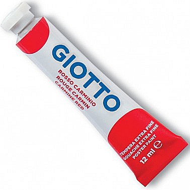 Acuarele Tempera la bucata - FIL TEMPERA GIOTTO 12ML 352009 ROSU CARMIN