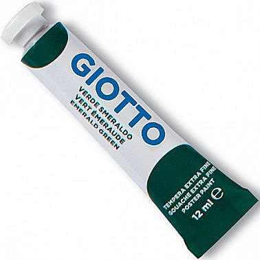 Acuarele Tempera la bucata - FIL TEMPERA GIOTTO 12ML 352014 VERDE SMARALD