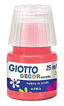 Culori si vopsele acrilice - FIL VOPSEA ACRILICA GIOTTO 25ML ROSU VERMILLION 538107