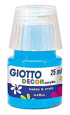 Culori si vopsele acrilice - FIL VOPSEA ACRILICA GIOTTO 25ML CYAN 538115