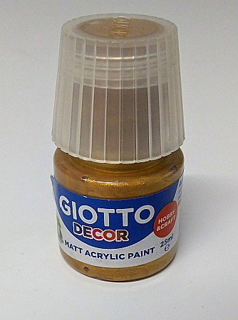 Culori si vopsele acrilice - FIL VOPSEA ACRILICA GIOTTO 25ML  AURIU 538149