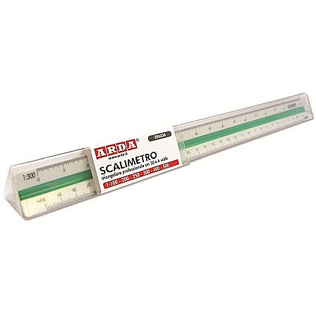 INSTRUMENTE DE DESEN SI PROIECTARE - ARD RIGLA 30CM TRIUNGHIULARA 6 SCALE A 109