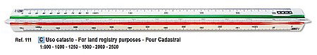 ARD RIGLA 30CM TRIUNGHIULARA 6 SCALE C ARDA 111 [1]