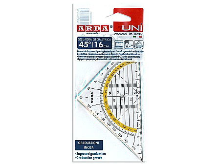 RECHIZITE SCOLARE IPB - ARD ECHER GEOMETRIC 45 GRADE/16CM GEO300SS