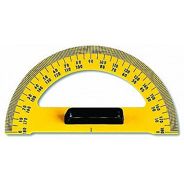 Instrumente geometrie pentru tabla scolara - ARD RAPORTOR DIDACTIC 180 GRADE/35 CM ARDA 1096