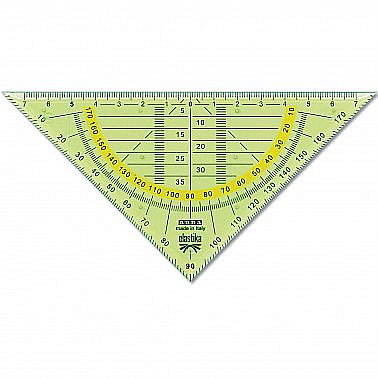 RECHIZITE SCOLARE IPB - ARD ECHER GEOMETRIC 45 grade, 16CM FLEXIBIL ELGEO300