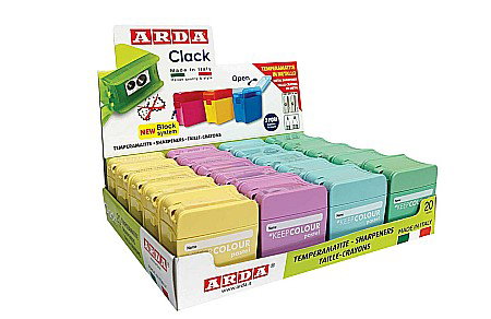 ARD ASCUTITOARE DUBLA CLACK DIVERSE CULORI PASTEL TE800KCPSC [1]