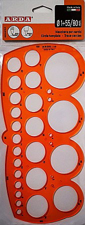 INSTRUMENTE DE DESEN SI PROIECTARE - ARD SABLON CERCURI DIAMETRU 1MM LA 55/80MM 278*141MM 7126