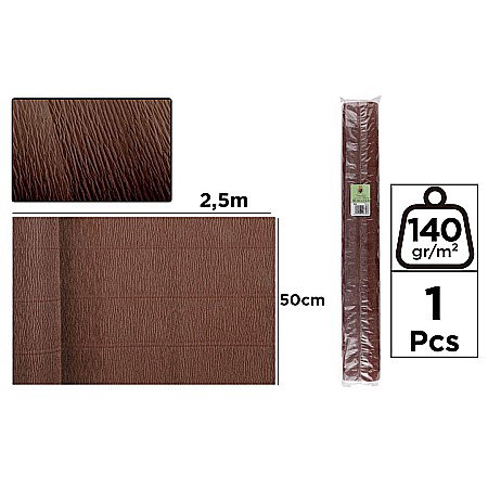 Hartie Floristica - HARTIE CREPONATA FLORISTICA IPB 50*250CM 140GR MARO PF968