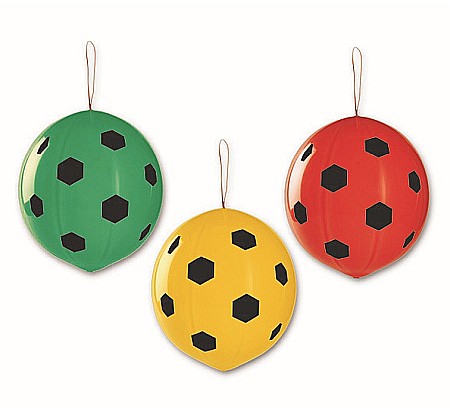 Baloane latex - GOD BALOANE Premium balloons, Football, ball shape with rubber band, 3/set GB/PG07