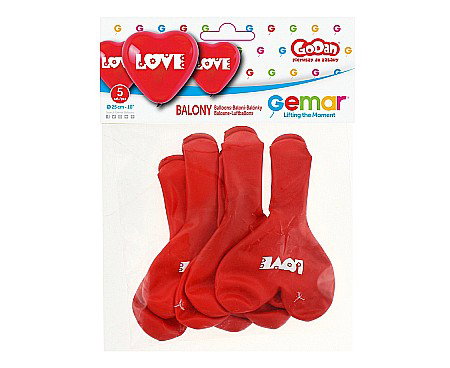 GOD BALOANE Premium Balloons, 30cm, Love Hearts, 5/set CRS/P149 [1]