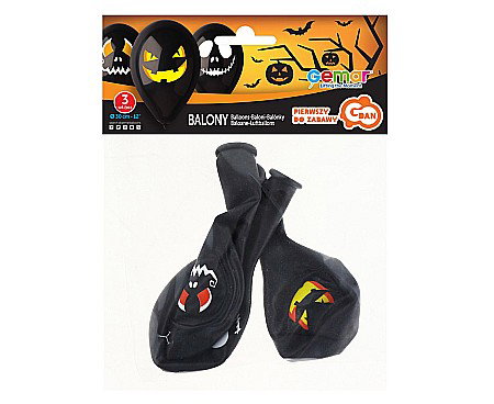 GOD BALOANE Premium balloons, Halloween faces, 30cm 3/set GB/PG39 [2]