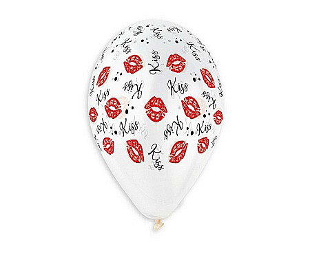 GOD BALOANE Premium helium balloons KIss Kiss, 33cm, 5/set GS120/946 [1]
