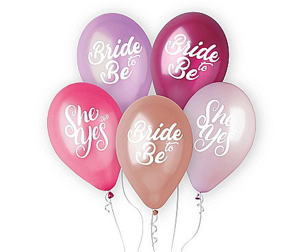 Articole Nunta, Bridal Party - GOD BALOANE Premium helium ballons, Ladies Night, 33cm, 5/set GMS120/LNG